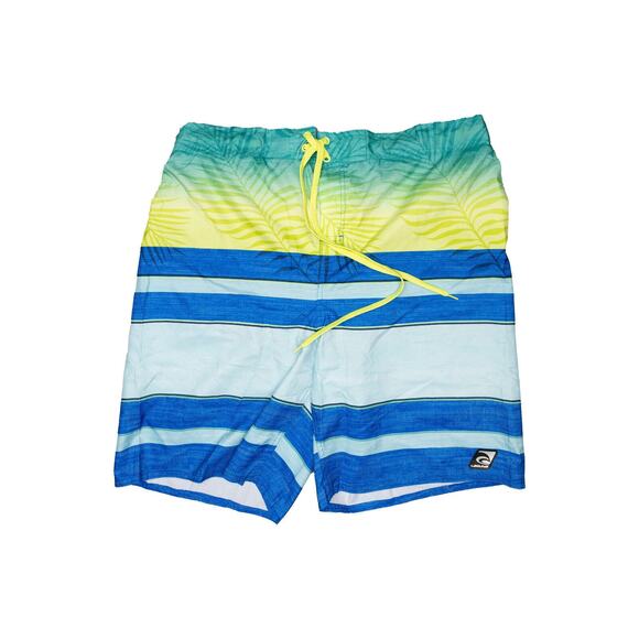 Laguna Men Faded Palm Board Shorts Green Blue Size XL - Picture 1 of 2